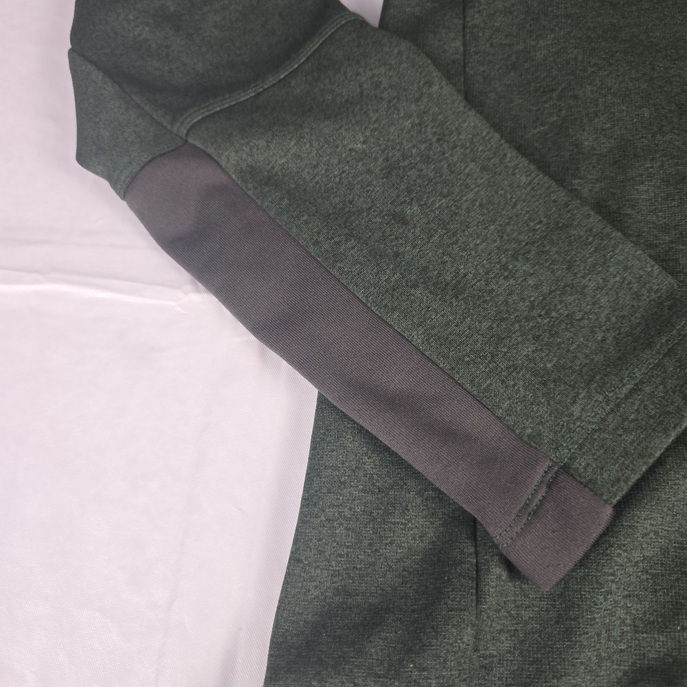The North Face 1/2 Zip Fleece Pullover Mens Large Green Jacket EUC Long Sleeve S - Picture 4 of 11